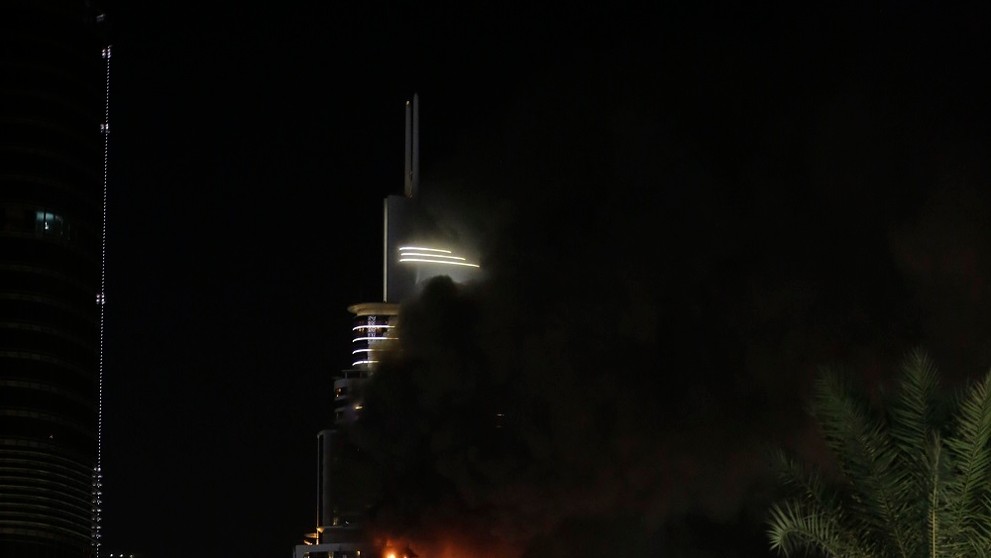 Požiar v Dubaji.