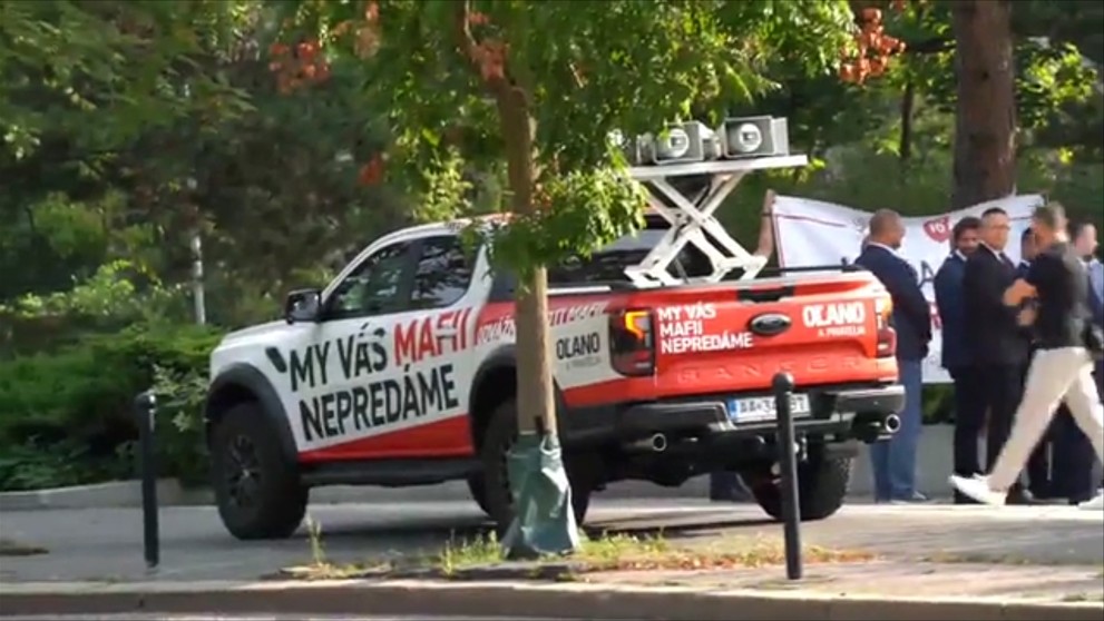 Igor Matovič prišiel na tlačovú besedu strany Smer.