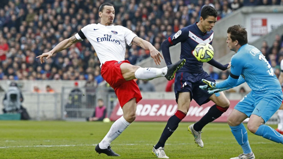 Hráč PSG Zlatan Ibrahimovič.