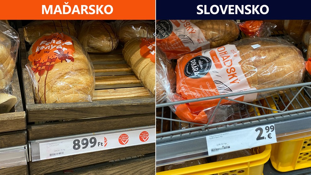 Porovnanie cien základných potravín v Maďarsku a na Slovensku