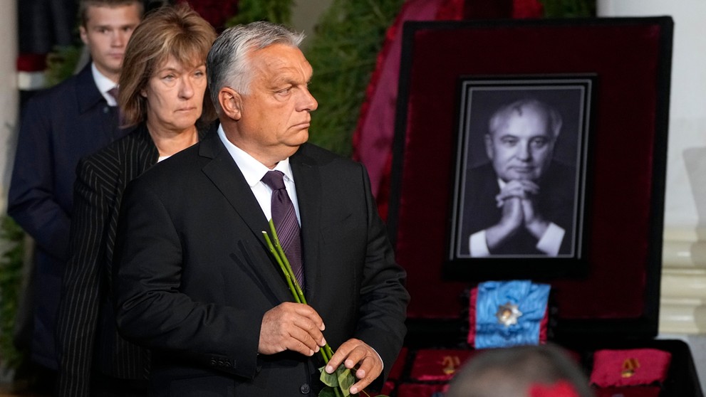 Posledná rozlúčka s Michailom Gorbačovom