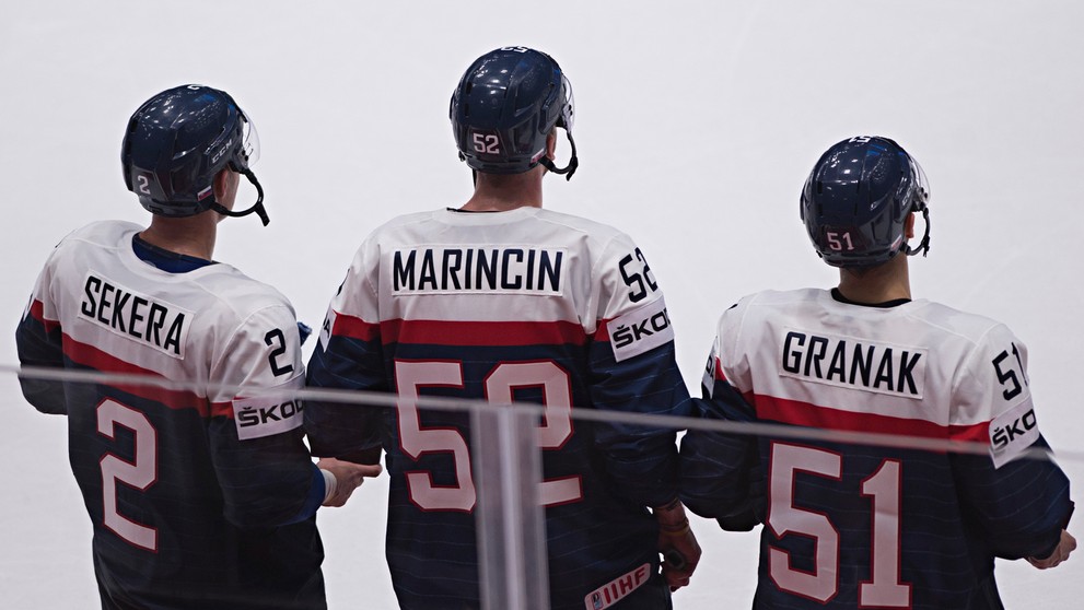 Trojicu Sekera, Marinčin, Graňák ohodnotili organizátori ako najlepších hráčov Slovenska na MS.