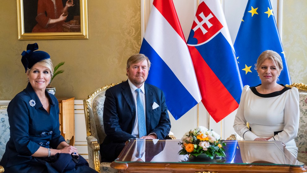Holandský kráľovský pár na návšteve Slovenska.