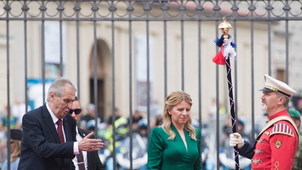 Zuzana Čaputová na návšteve v Česku