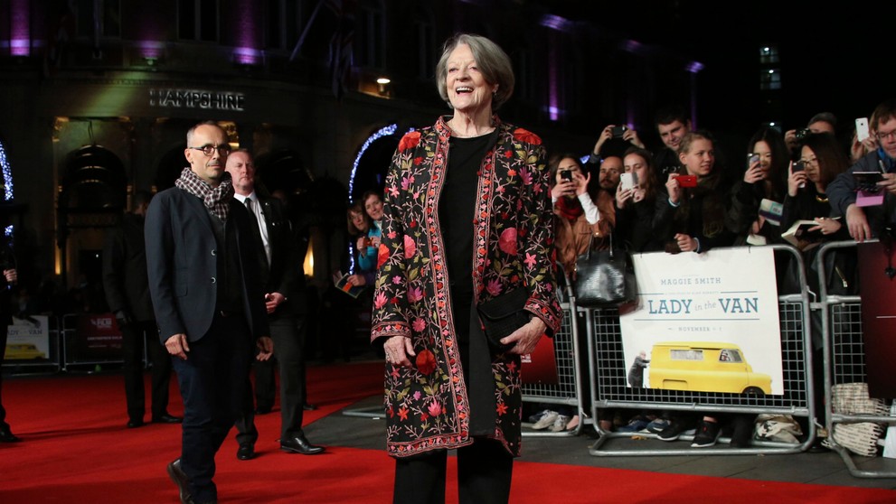 Maggie Smith na červenom koberci