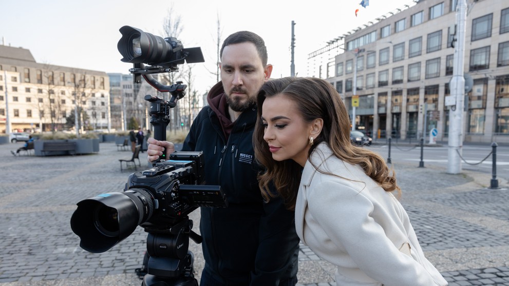 Zuzana Čimová (zákulisie nakrúcania televíznej upútavky)