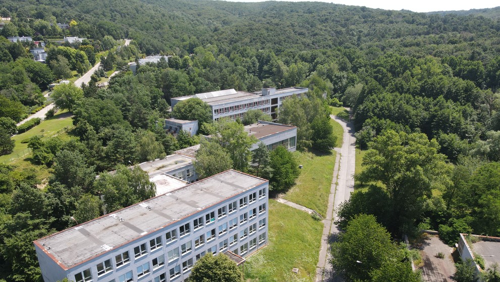 Areál Elektrovod z dronu