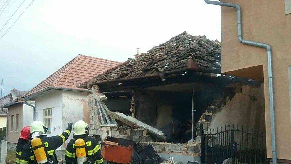 Výbuch domu v Spišskej Teplici.