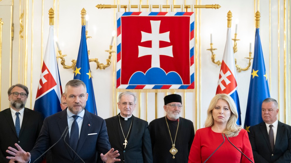 Zuzana Čaputová a Peter Pellegrini