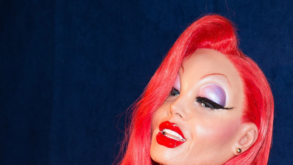 Heidi Klum ako Jessica Rabbit.