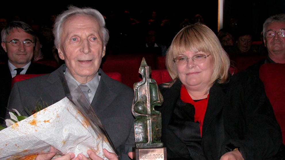  Ladislav Chudík na archívnej snímke z 25. mája 2006 s manželkou Alenou.