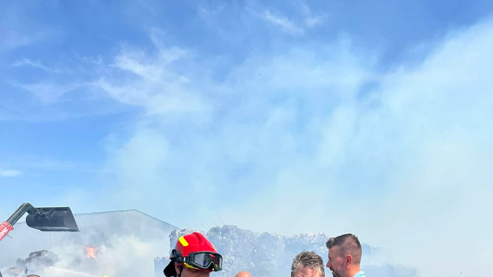 Požiar v Kostolných Kračanoch.