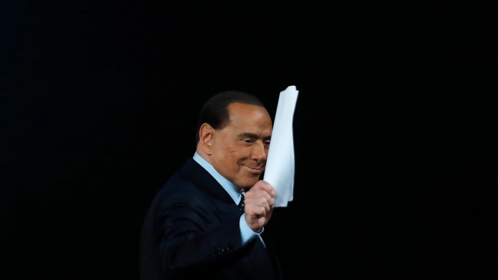 Silvio Berlusconi na archívnej snímke