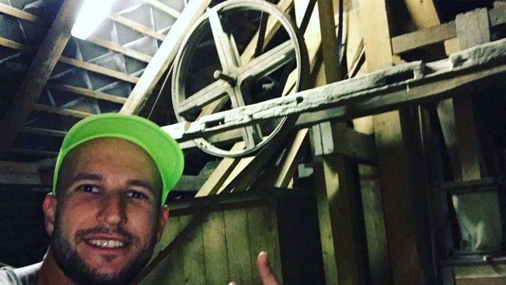 Roman Adamka v mlyne