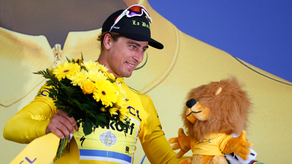 Peter Sagan je prvý Slovák v histórii, ktorý si obliekol na TdF žltý dres.