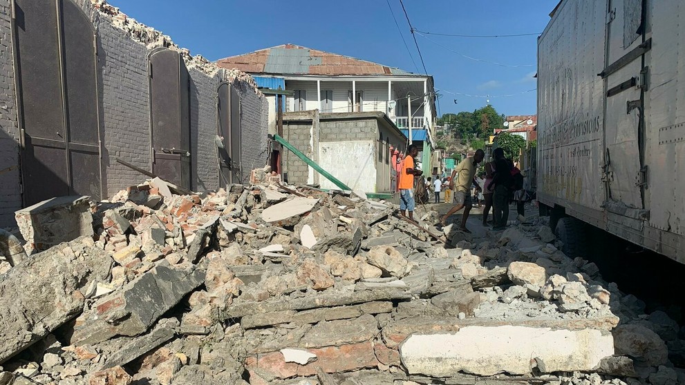 Silné zemetrasenie na Haiti