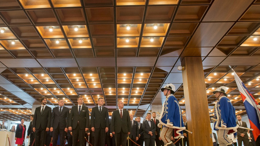 Slávnostný ceremoniál nástupu Čestnej stráže Ozbrojených síl SR v Národnej rade SR