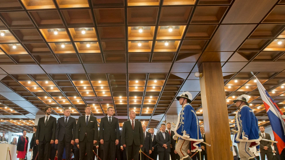 Slávnostný ceremoniál nástupu Čestnej stráže Ozbrojených síl SR v Národnej rade SR