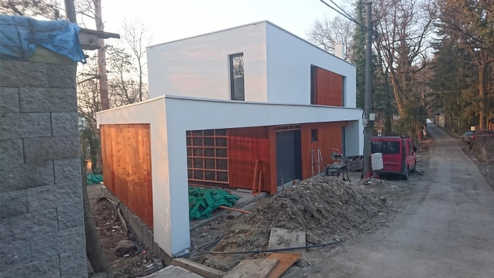 Rodinný dom v Bratislave, ktorý obsadil v súťaži Drevostavba roka 3. miesto.