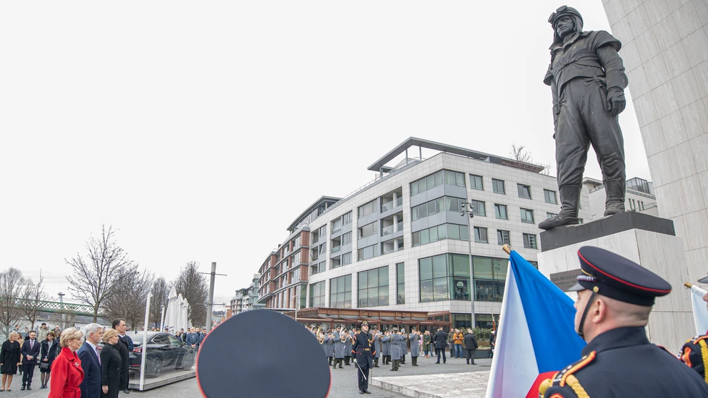 Nový český prezident Petr Pavel na návšteve Slovenska.