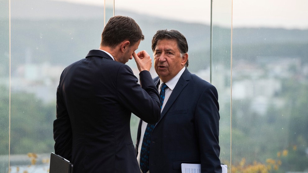 Eduard Heger a Ján Budaj