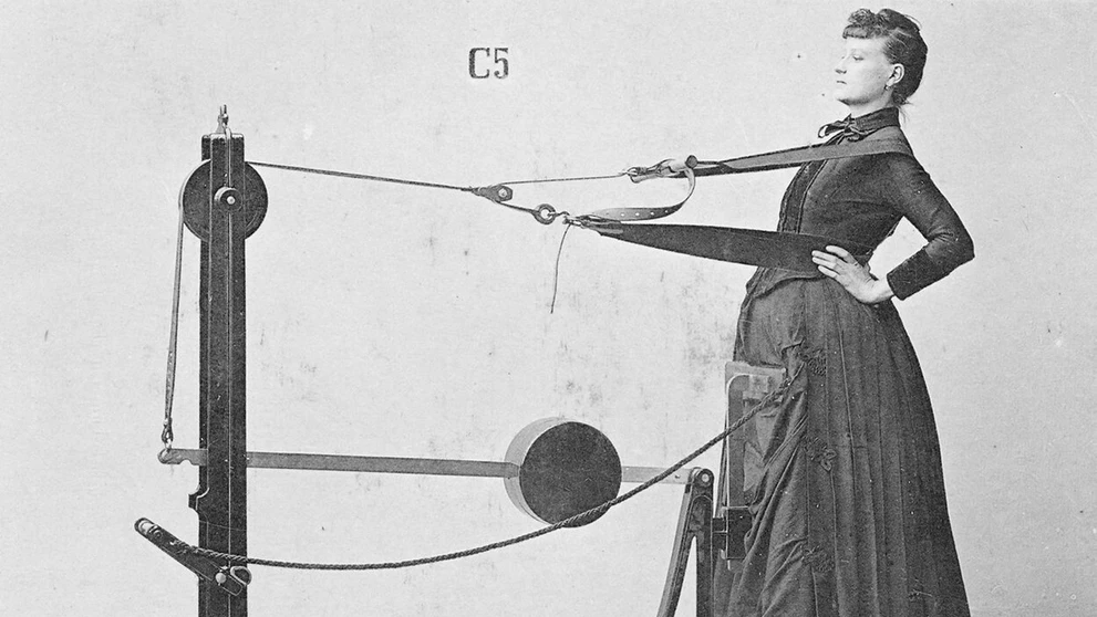 Posilňovňa z roku 1892.