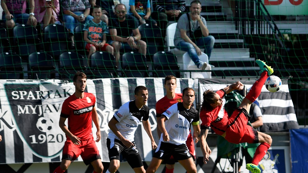 Futbalisti Spartaka Myjava prehrali s rakúskym tímom Admira Wacker Mödling