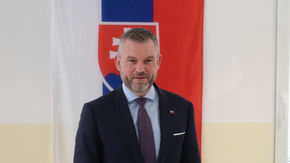 Peter Pellegrini odvolil v Rovinke.