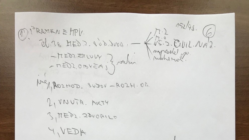 Príprava Andreja Danka na skúšku.