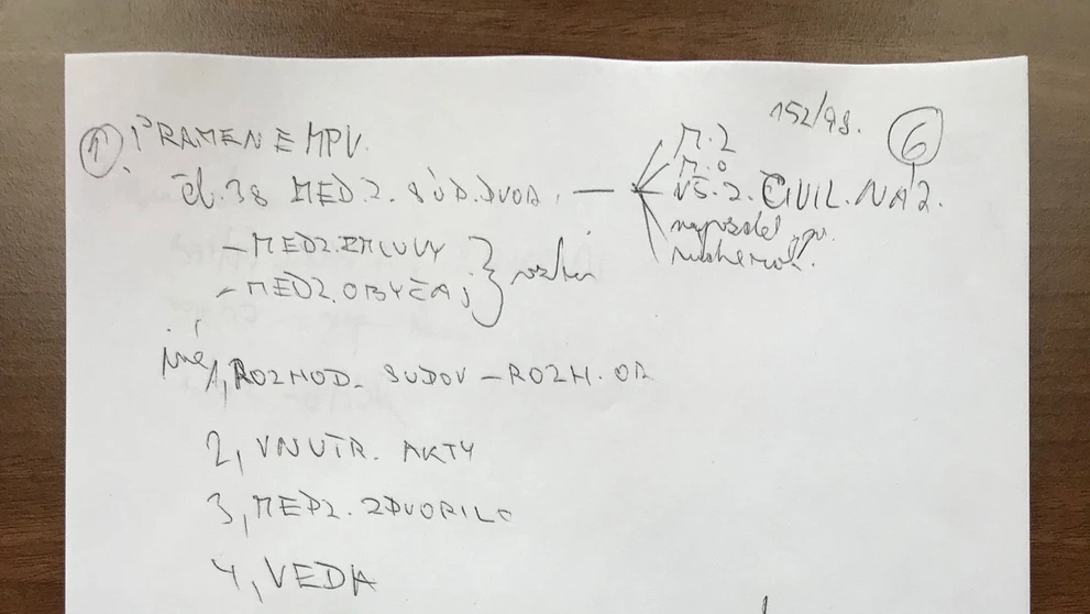 Príprava Andreja Danka na skúšku.