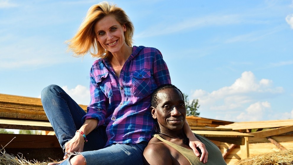 Silvia Šuvadová a Ibi Maiga