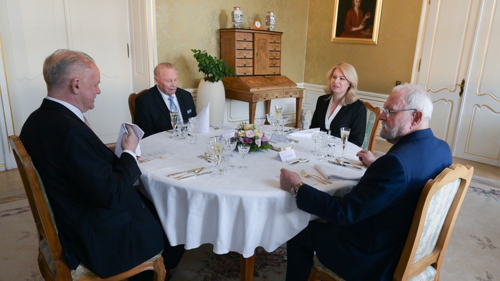 Obed v prezidentskom paláci.