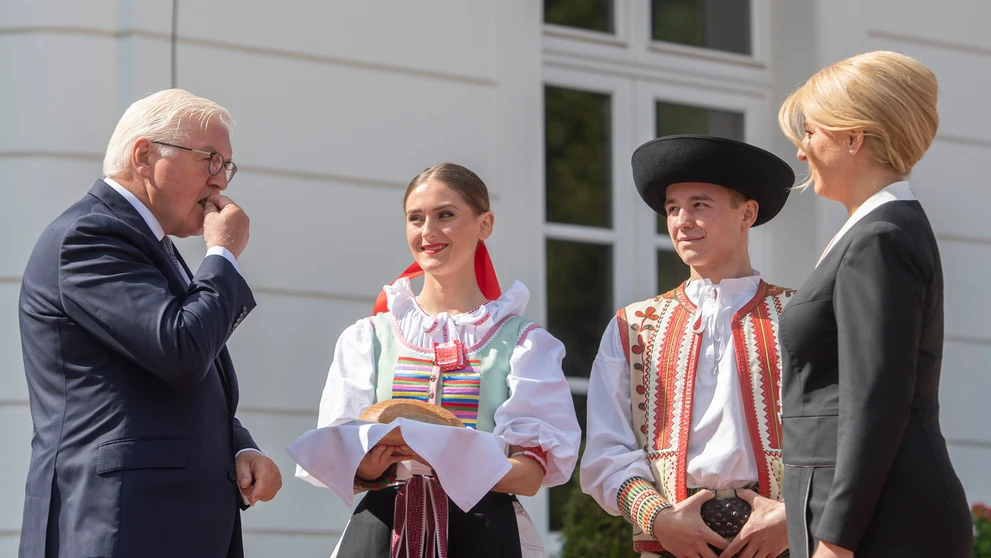Prezidentka privítala nemeckého prezidenta.