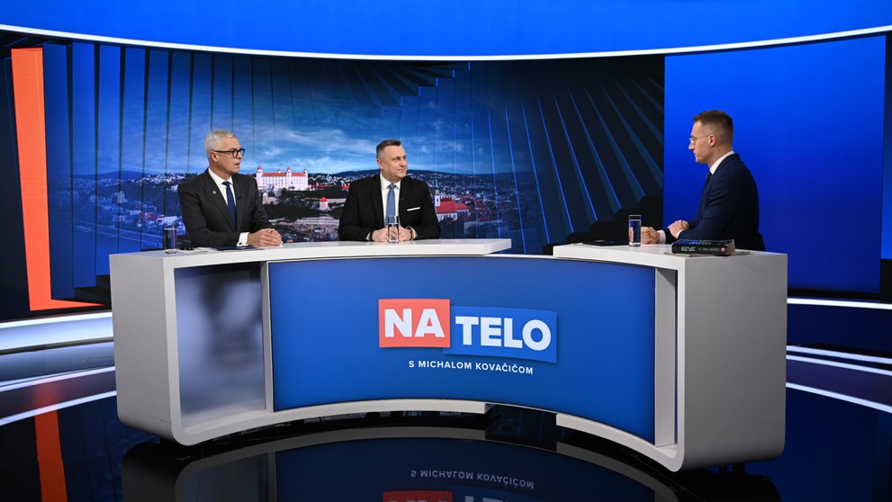 Hosťami relácie Na telo boli Andrej Danko a Ivan Korčok.