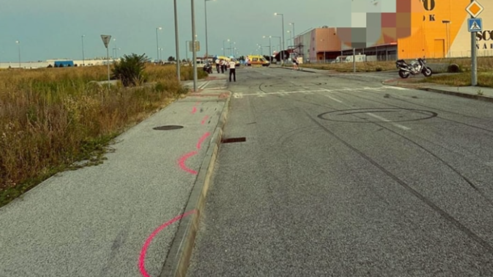 Tragická nehoda motorkára v Bratislave.