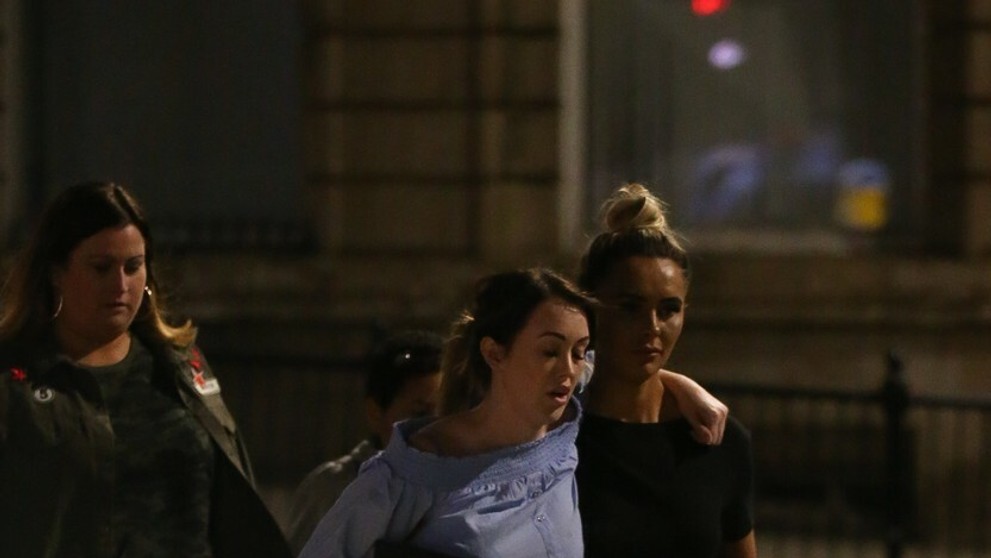 Zranení po výbuchu. 