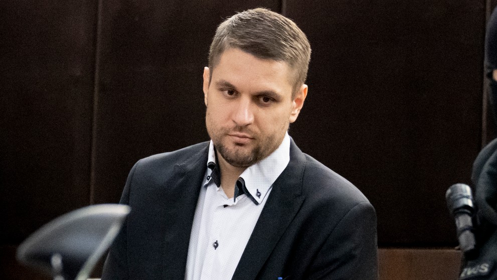 Adam Puškár na súde.