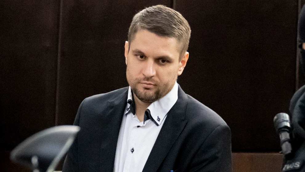 Adam Puškár na súde.