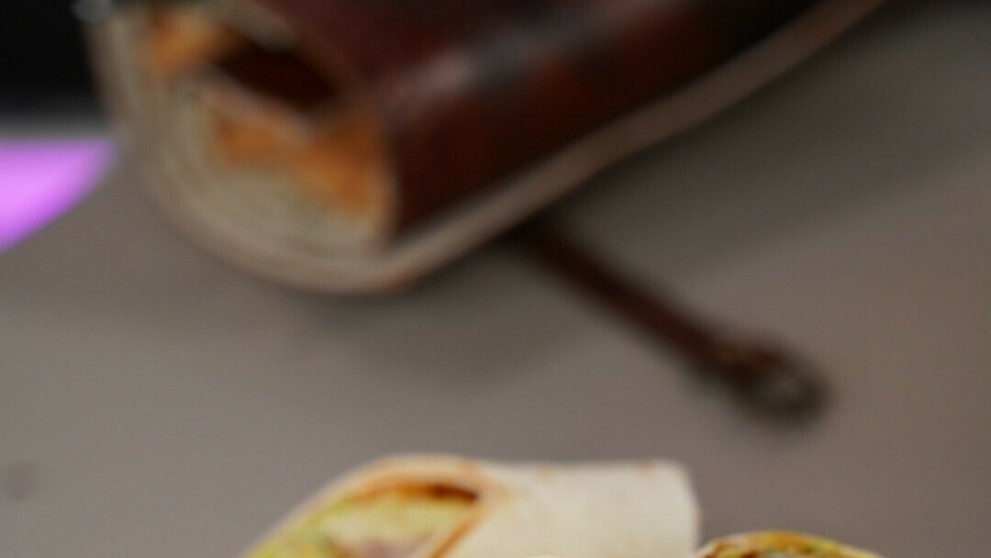 Burrito s mäsom.