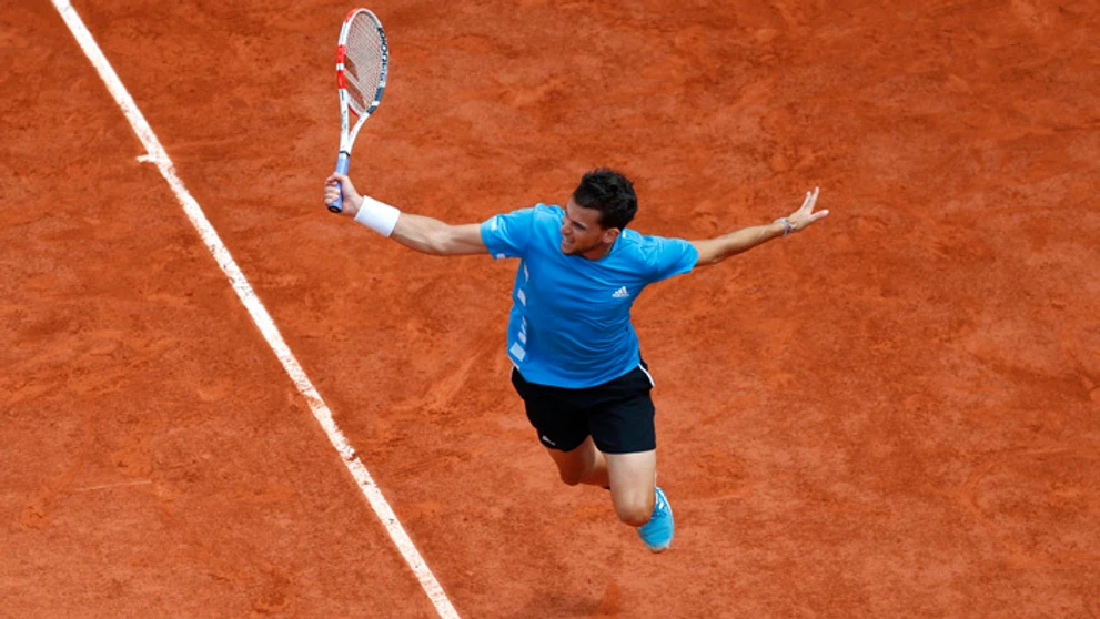 Tenista Dominic Thiem vo finále Roland Garros.
