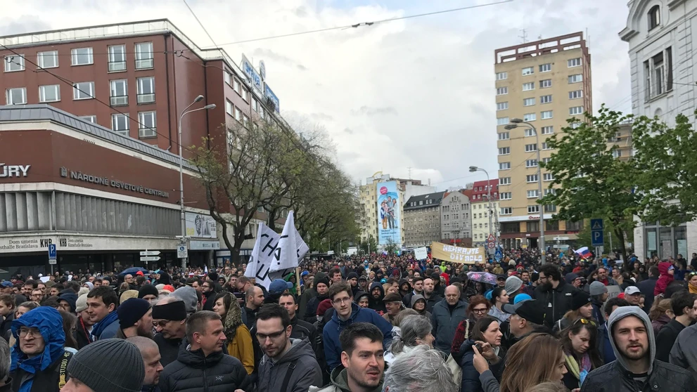 Protest v Bratislave