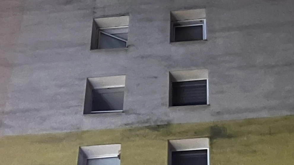 Požiar v košickom paneláku