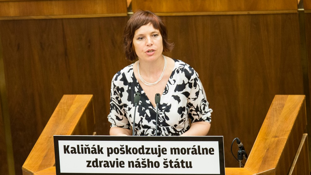 Mimoriadna schôdza Národnej rady SR, ktorú iniciovali opozičné strany SaS a OĽaNO-NOVA s cieľom vysloviť nedôveru ministrovi vnú