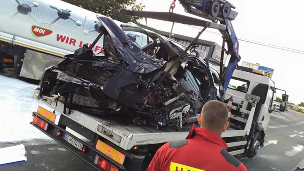 Tragická nehoda na Ulici Svornosti v Bratislave.