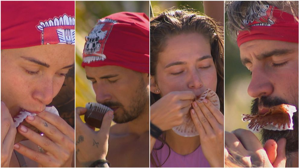 Hrdinovia sa pomaznali so sladkou odmenou. Zavreté oči, čokoláda všade