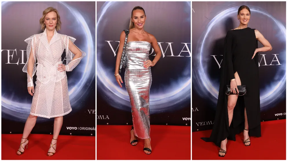 Móda z premiéry minisérie Vedma: Marcinková ako víla, Lišková stavila na extravaganciu