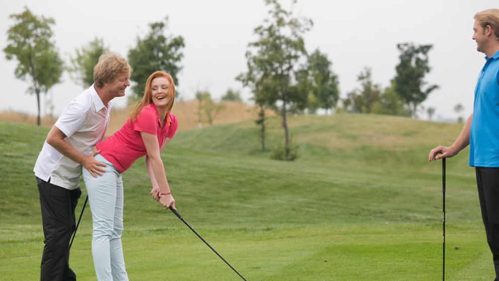Kramár a Švidraňová vyrazili na golf!