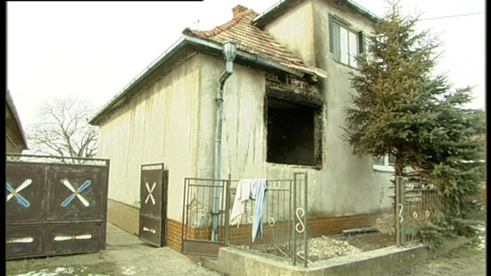 Miloško podpálil dom