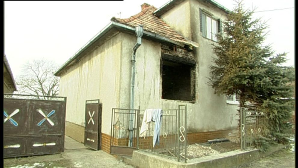 Miloško podpálil dom