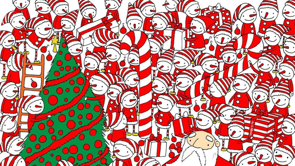 Vianočná hádanka: Pomôžete Santovi nájsť jeho čiapku?